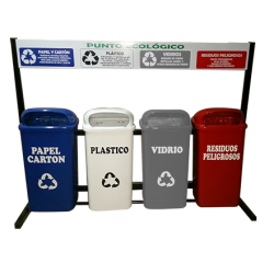 PUNTO ECOL脫GICO X4 TACHOS BASCULANTES BOCA DE SAPO EN FIBRA DE VIDRIO (A PEDIDO) PUNTO ECOL脫GICO X4 TACHOS BASCULANTES BOCA DE SAPO EN FIBRA DE VIDRIO (A PEDIDO)